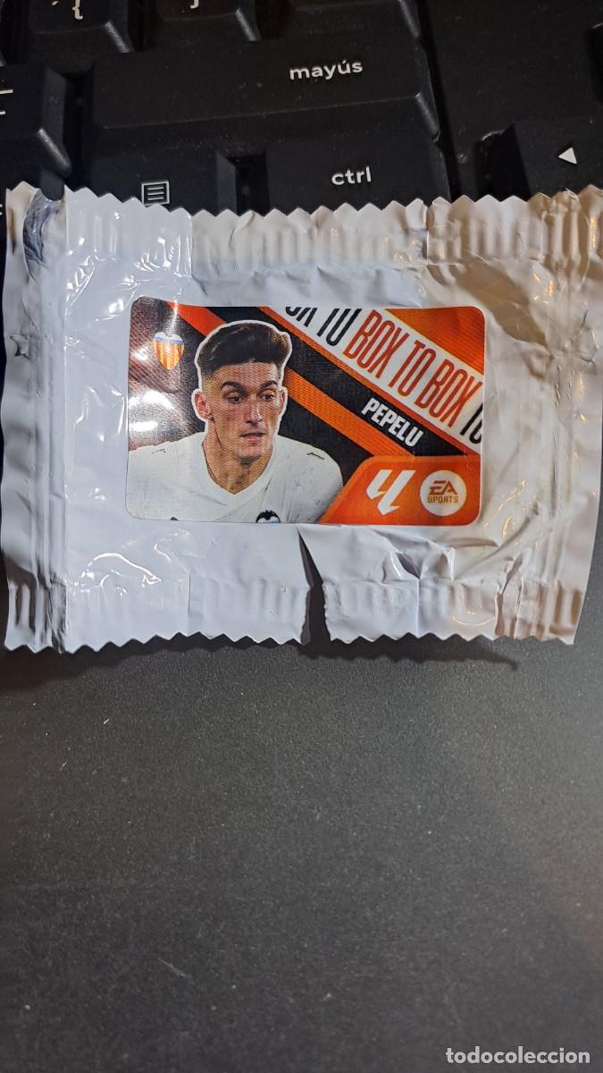 Coleccionismo cromos antiguos: CROMO PEPELU BOX TO BOX VALENCIA CHICLE LIGA 2026 2027 26 27 ESTE PANINI NUNCA PEGADO