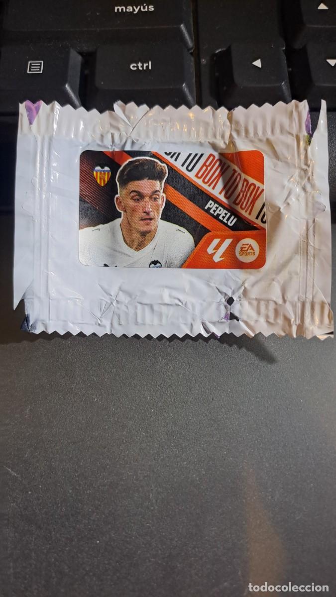 Coleccionismo cromos antiguos: CROMO PEPELU BOX TO BOX VALENCIA CHICLE LIGA 2026 2027 26 27 ESTE PANINI NUNCA PEGADO