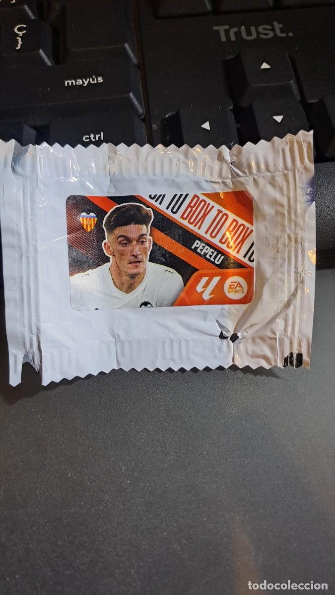 Coleccionismo cromos antiguos: CROMO PEPELU BOX TO BOX VALENCIA CHICLE LIGA 2026 2027 26 27 ESTE PANINI NUNCA PEGADO