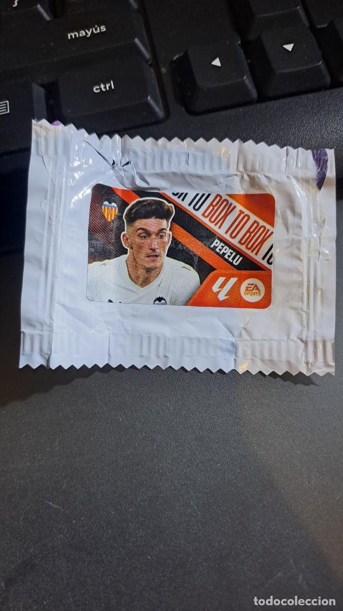 Coleccionismo cromos antiguos: CROMO PEPELU BOX TO BOX VALENCIA CHICLE LIGA 2026 2027 26 27 ESTE PANINI NUNCA PEGADO