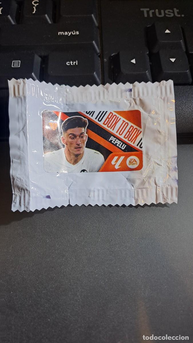 Coleccionismo cromos antiguos: CROMO PEPELU BOX TO BOX VALENCIA CHICLE LIGA 2026 2027 26 27 ESTE PANINI NUNCA PEGADO