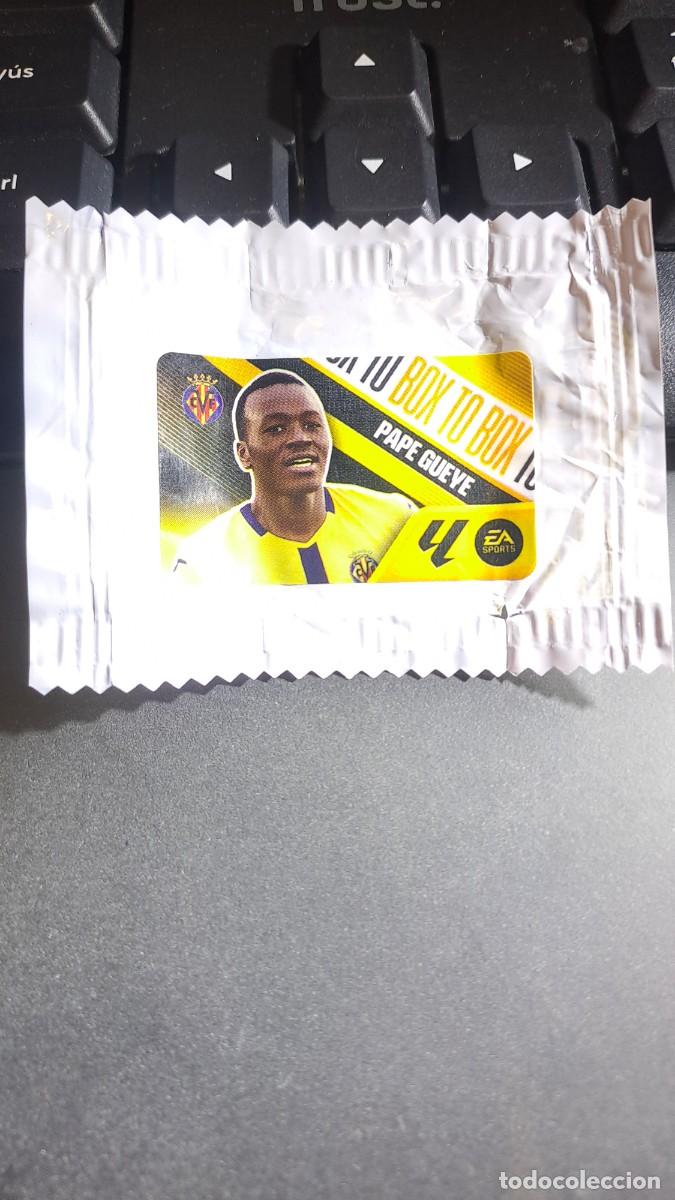 Coleccionismo cromos antiguos: CROMO PAPE GUEYE BOX TO BOX VILLARREAL CHICLE LIGA 2026 2027 26 27 ESTE PANINI NUNCA PEGADO