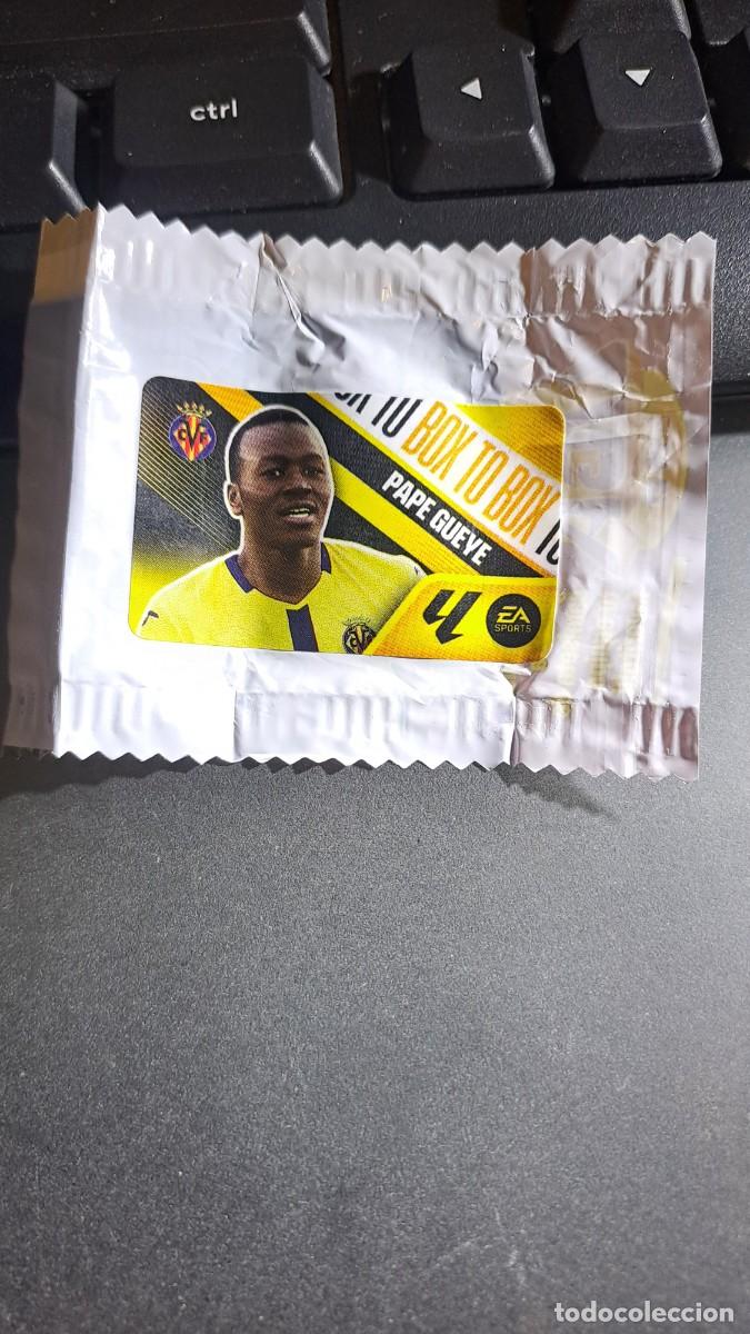 Coleccionismo cromos antiguos: CROMO PAPE GUEYE BOX TO BOX VILLARREAL CHICLE LIGA 2026 2027 26 27 ESTE PANINI NUNCA PEGADO