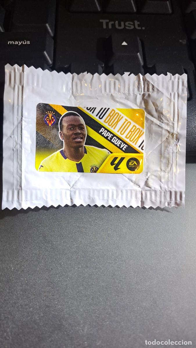 Coleccionismo cromos antiguos: CROMO PAPE GUEYE BOX TO BOX VILLARREAL CHICLE LIGA 2026 2027 26 27 ESTE PANINI NUNCA PEGADO