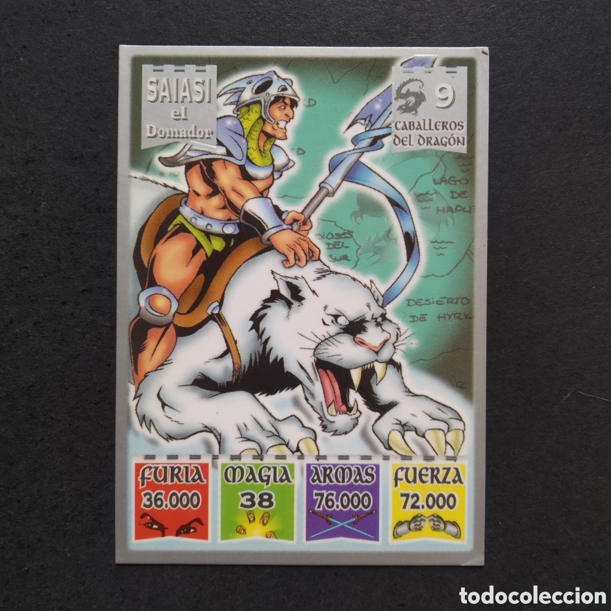 Coleccionismo cromos antiguos: CROMO - N&ordm; 09 - SAIASI EL DOMADOR - CABALLEROS DEL DRAG&Oacute;N - KAOS, THE LEGEND - BOLLYCAO