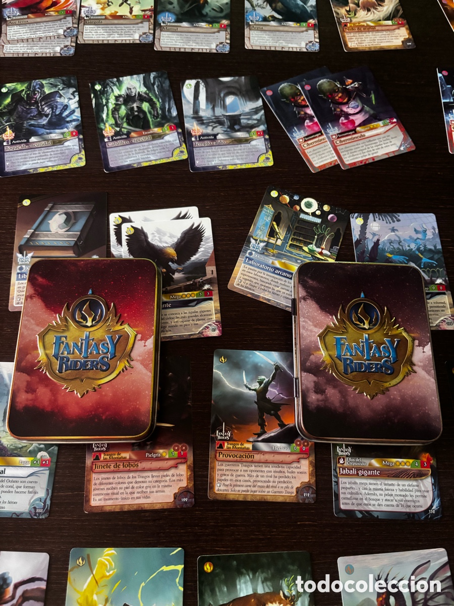 Coleccionismo cromos antiguos: Cartas de fantasy raiders (colecci&oacute;n 2018)