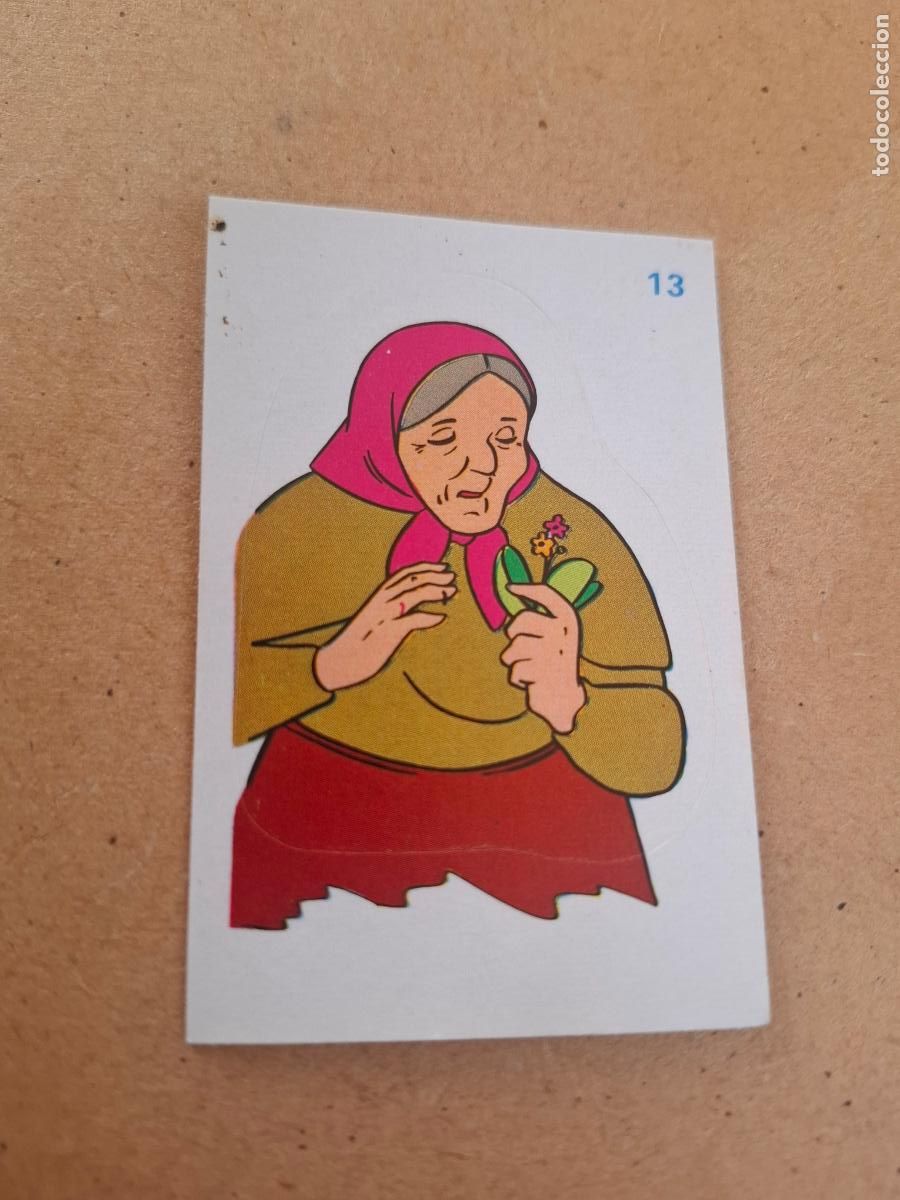 Coleccionismo cromos antiguos: HEIDI - YOGUR CLESA - CROMO ADHESIVO TROQUELADO N&ordm; 13 ( NUNCA PEGADO )