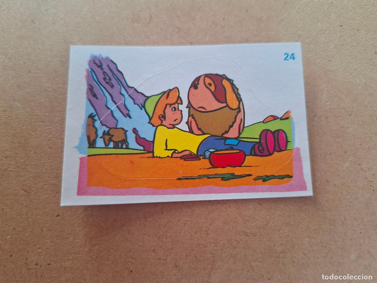 Coleccionismo cromos antiguos: HEIDI - YOGUR CLESA - CROMO ADHESIVO TROQUELADO N&ordm; 24 ( NUNCA PEGADO )