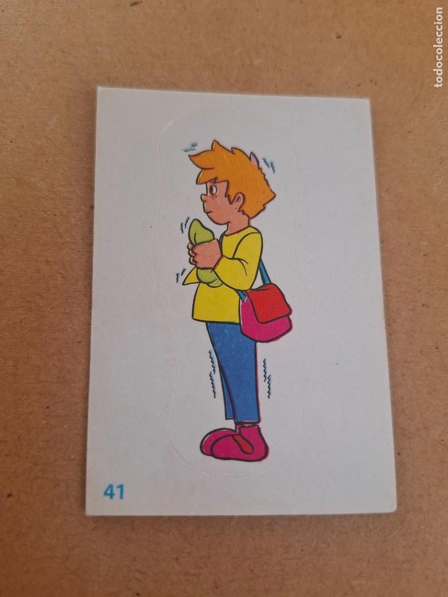 Coleccionismo cromos antiguos: HEIDI - YOGUR CLESA - CROMO ADHESIVO TROQUELADO N&ordm; 41 ( NUNCA PEGADO )
