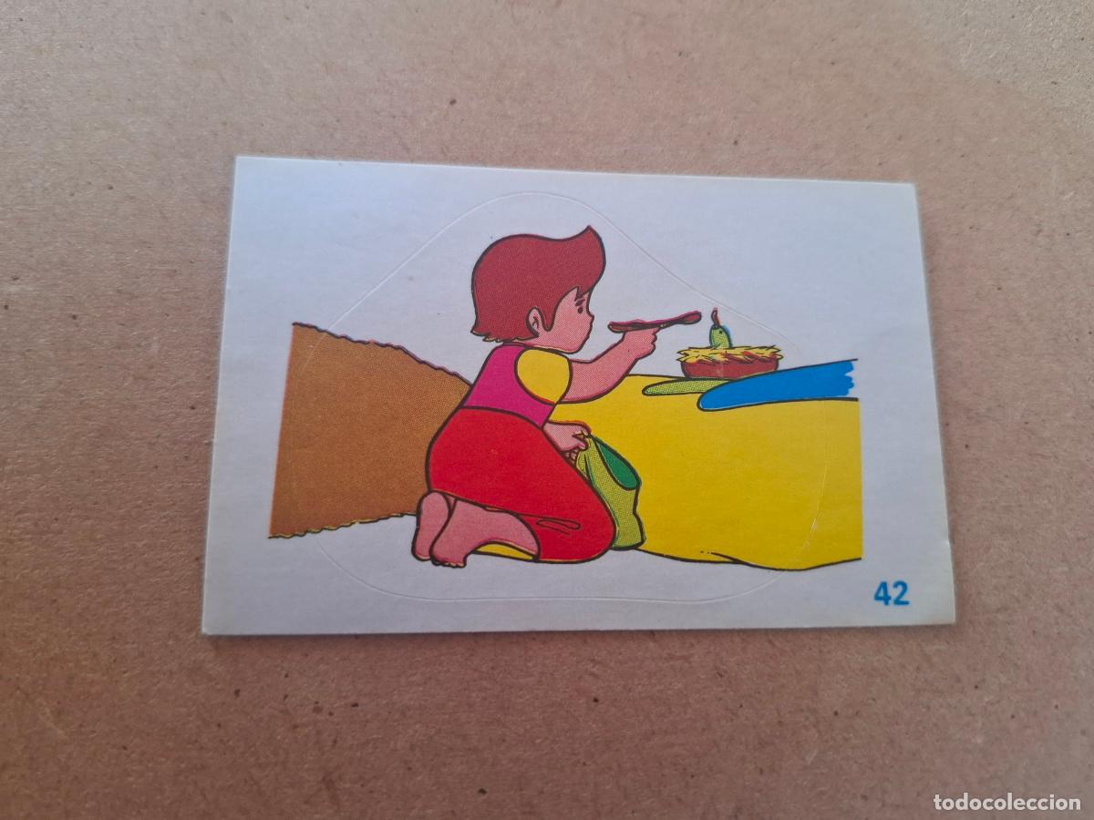 Coleccionismo cromos antiguos: HEIDI - YOGUR CLESA - CROMO ADHESIVO TROQUELADO N&ordm; 42 ( NUNCA PEGADO )