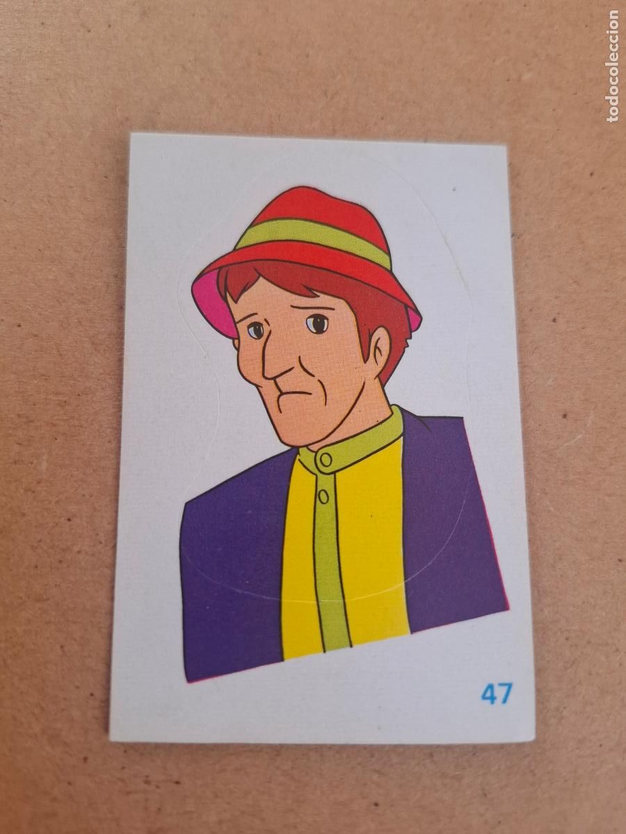 Coleccionismo cromos antiguos: HEIDI - YOGUR CLESA - CROMO ADHESIVO TROQUELADO N&ordm; 47 ( NUNCA PEGADO )