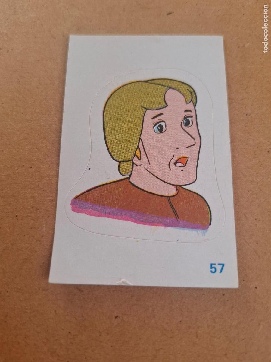 Coleccionismo cromos antiguos: HEIDI - YOGUR CLESA - CROMO ADHESIVO TROQUELADO N&ordm; 57 ( NUNCA PEGADO )