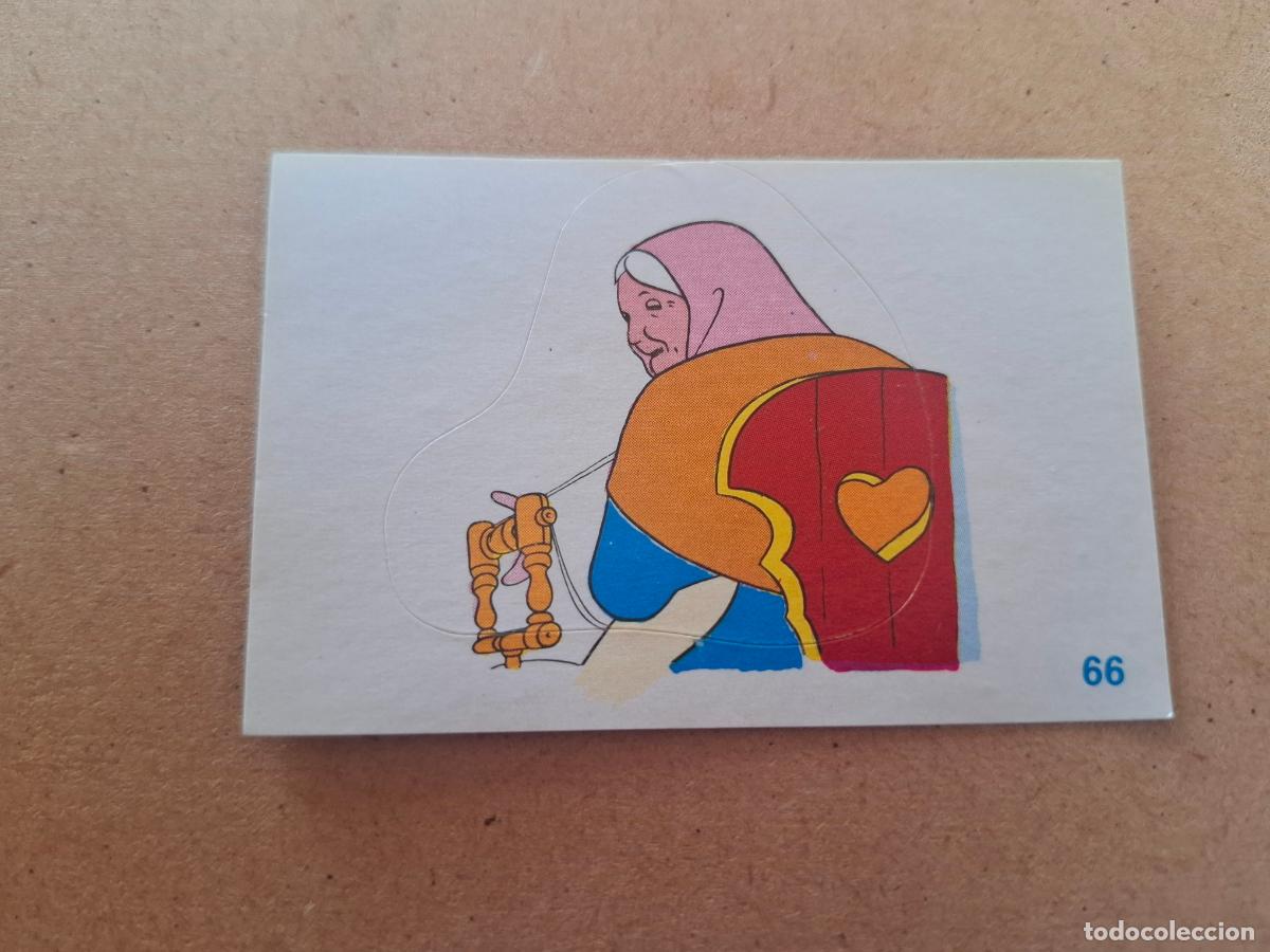 Coleccionismo cromos antiguos: HEIDI - YOGUR CLESA - CROMO ADHESIVO TROQUELADO N&ordm; 66 ( NUNCA PEGADO )