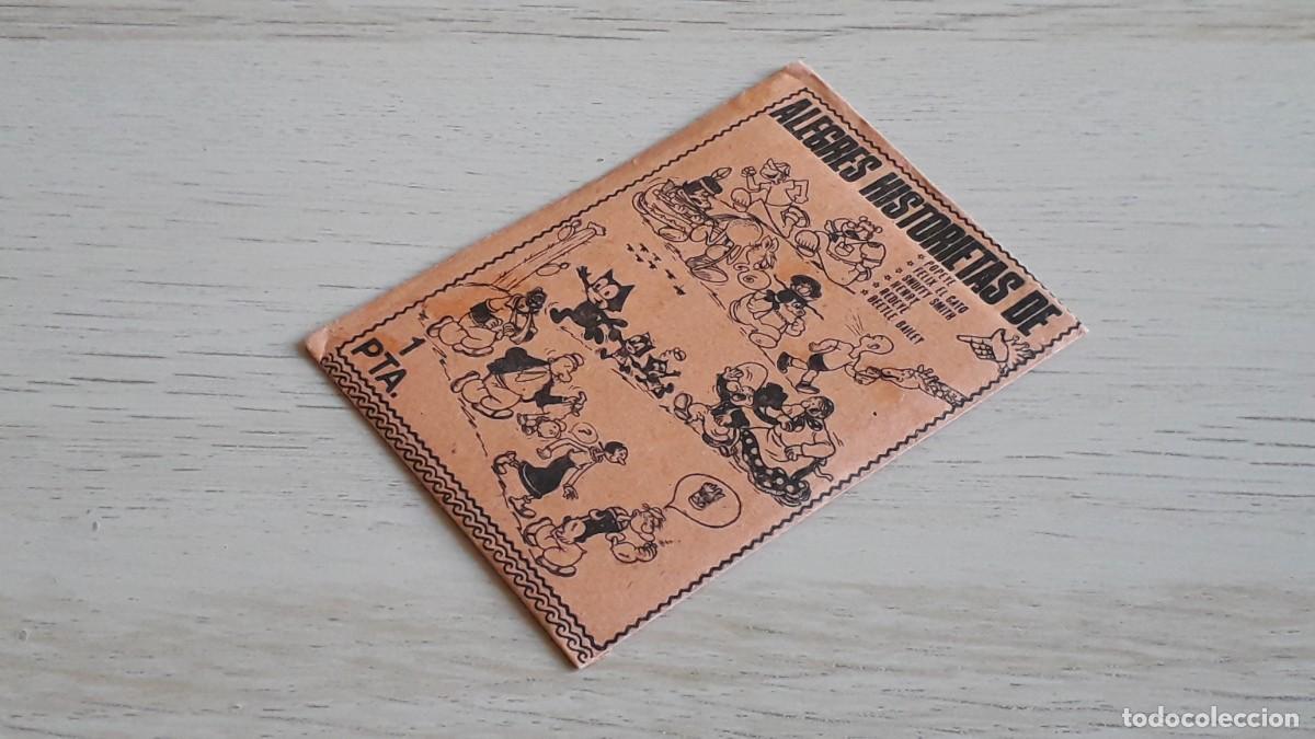 Coleccionismo cromos antiguos: Sobre con sus cromos y sin abrir, Album Alegres Historietas original a&ntilde;o 1972.