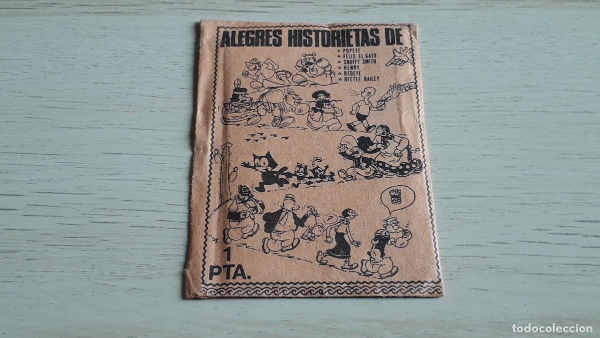 Coleccionismo cromos antiguos: Sobre con sus cromos y sin abrir, Album Alegres Historietas original a&ntilde;o 1972.
