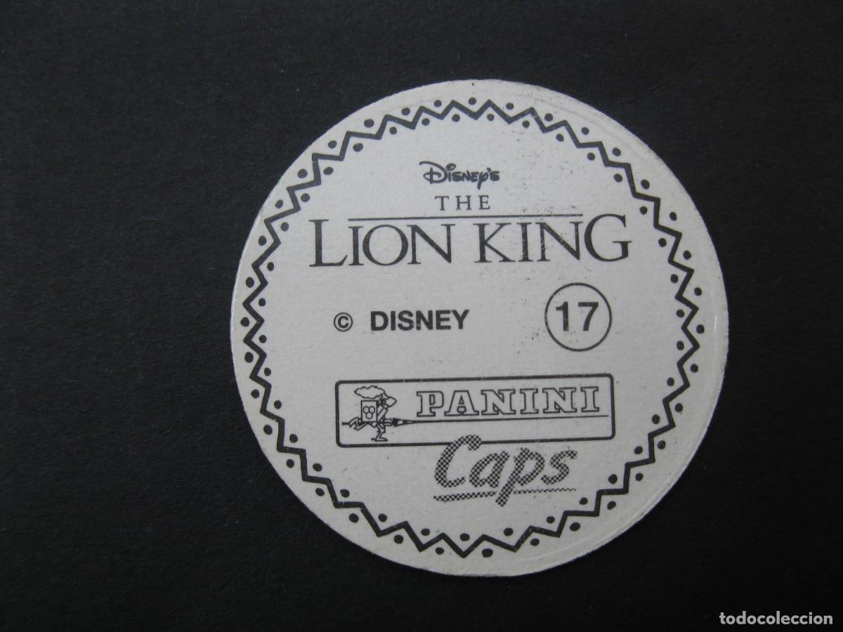 Coleccionismo cromos antiguos: EL REY LE&Oacute;N - TAZO - CAPS - N&ordm; 17 - PANINI. - Foto 2
