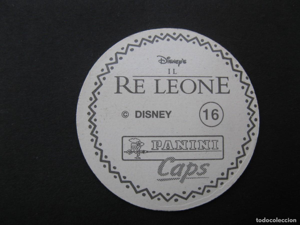 Coleccionismo cromos antiguos: EL REY LE&Oacute;N - TAZO - CAPS - N&ordm; 16 - PANINI. - Foto 2