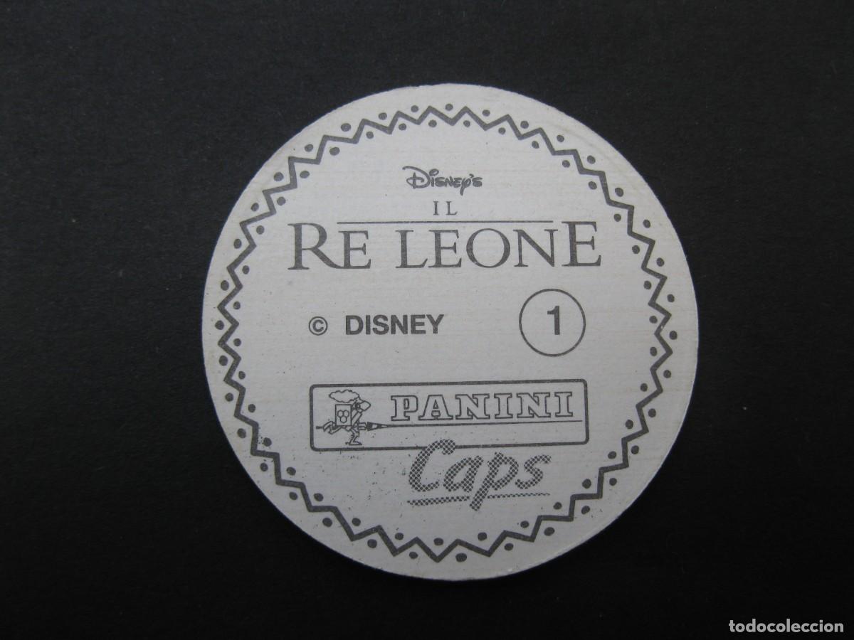 Coleccionismo cromos antiguos: EL REY LE&Oacute;N - TAZO - CAPS - N&ordm; 1 - PANINI. - Foto 2