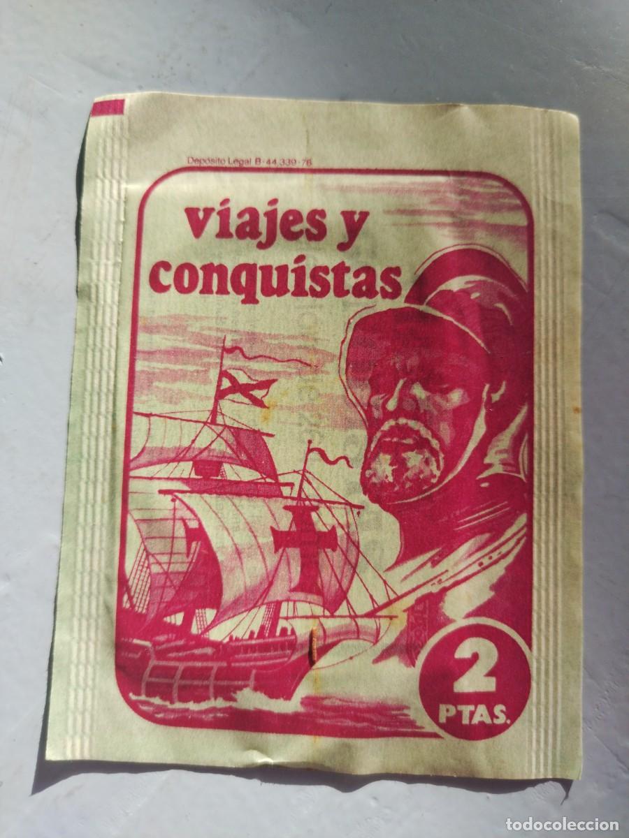 Sammeln alte Sammelbilder: SOBRE DE CROMOS SIN ABRIR VIAJES Y CONQUISTAS. Ruiz Romero