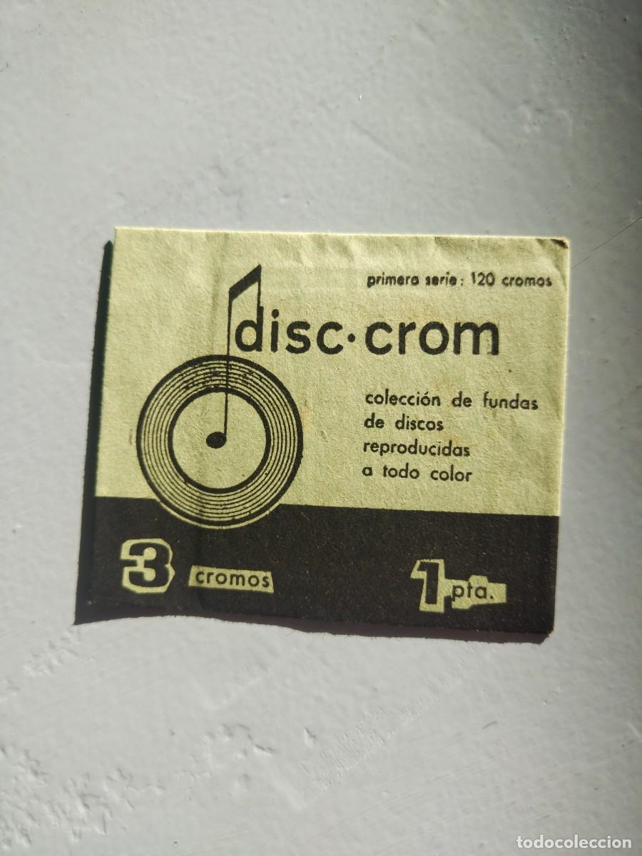 Coleccionismo cromos antiguos: SOBRE DE CROMOS SIN ABRIR DISC-CROM