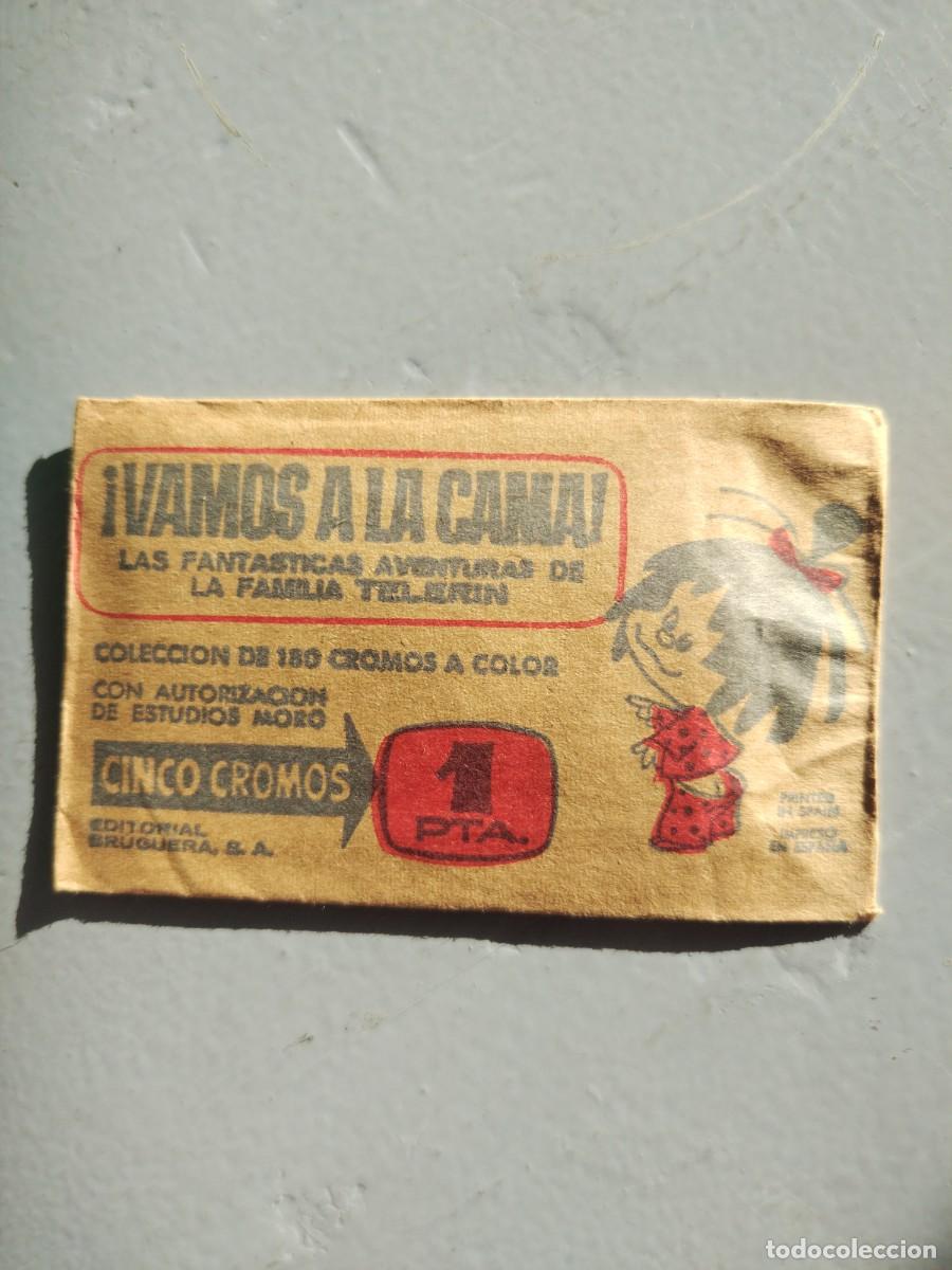 Coleccionismo cromos antiguos: SOBRE DE CROMOS SIN ABRIR VAMOS A LA CAMA