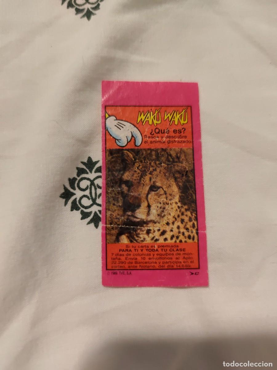 Coleccionismo cromos antiguos: CROMO CHICLE DUNKIN WAKU WAKU 1989 RASCA
