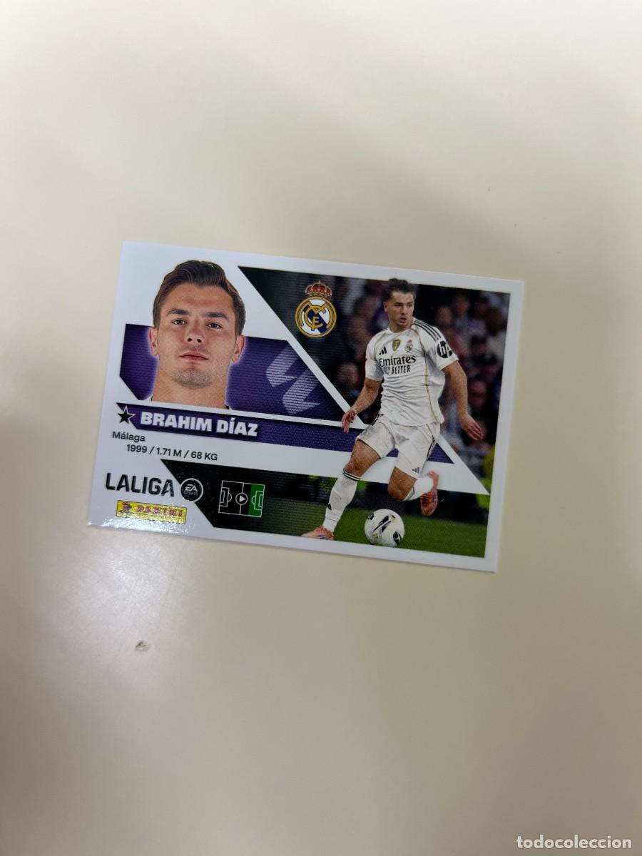 Coleccionismo cromos antiguos: 16B BRAHIM D&Iacute;AZ REAL MADRID REAL MADRID EDICIONES ESTE 26 27 2026 2027