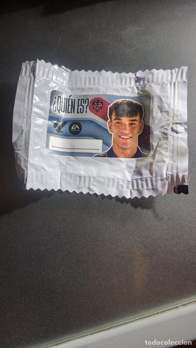 Coleccionismo cromos antiguos: CROMO CARLOS ESPI &iquest;QUIEN ES? LEVANTE CHICLE LIGA 2026 2027 26 27 ESTE PANINI NUNCA PEGADO