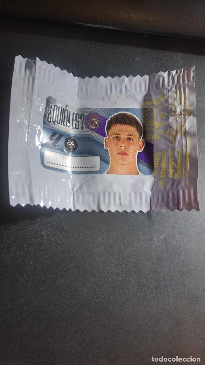 Coleccionismo cromos antiguos: CROMO GULER &iquest;QUIEN ES? REAL MADRID CHICLE LIGA 2026 2027 26 27 ESTE PANINI NUNCA PEGADO