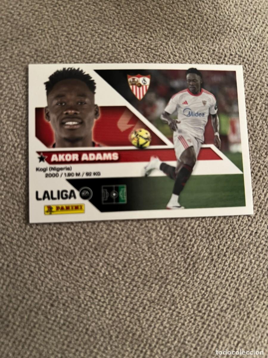 Coleccionismo cromos antiguos: 19 AKOR ADAMS SEVILLA EDICIONES ESTE 26 27 2026 2027