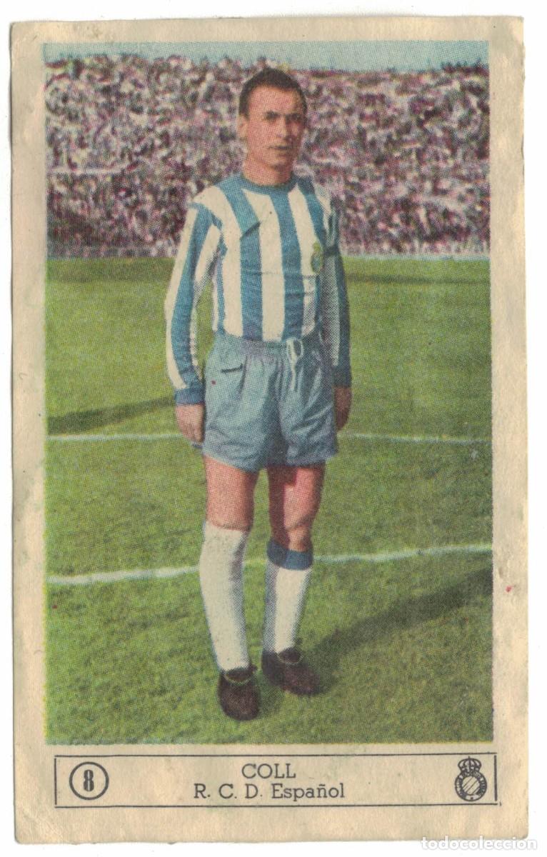 Coleccionismo cromos antiguos: Cromo f&uacute;tbol Editorial Ferca a&ntilde;os 50‑60 &ndash; Coll R.C.D. Espa&ntilde;ol &ndash; serie jugadores