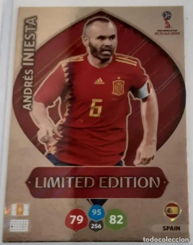 Sammeln alte Sammelbilder: Cromo adrenalyn world cup russia 2018 mundial edicion limitada iniesta espa&ntilde;a