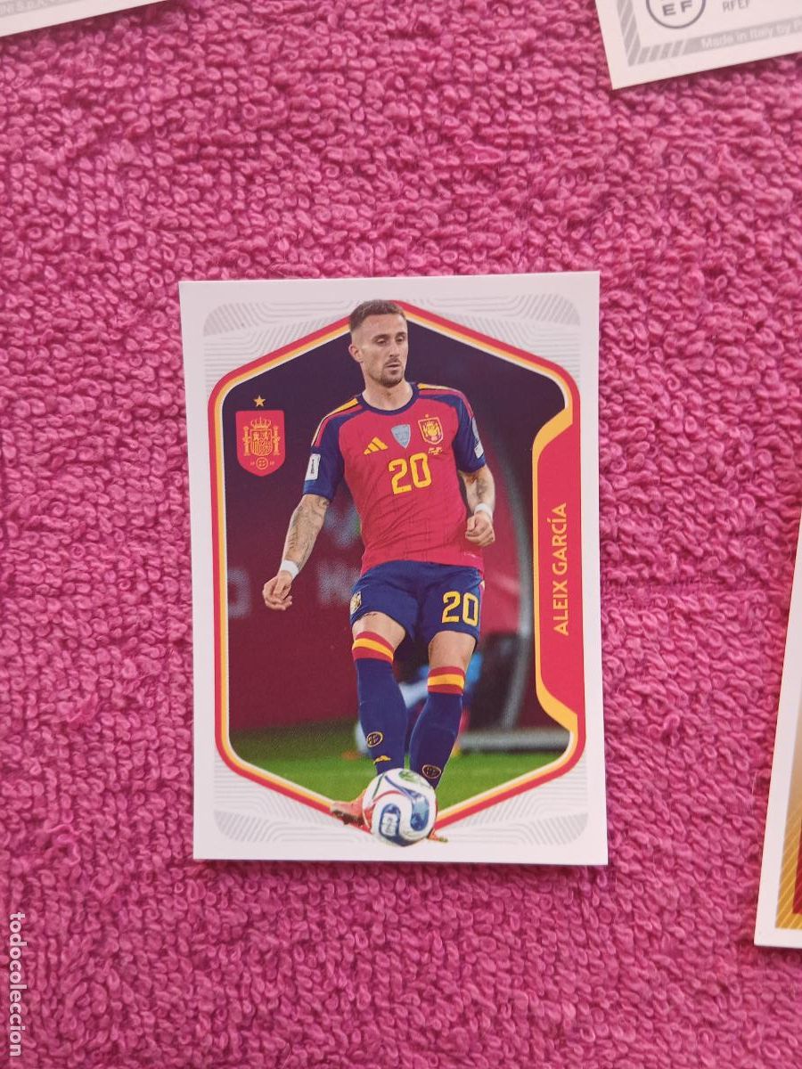 Coleccionismo cromos antiguos: espa&ntilde;a 2026 30 aleix garc&iacute;a selecci&oacute;n espa&ntilde;ola panini carrefour family mundial de futbol