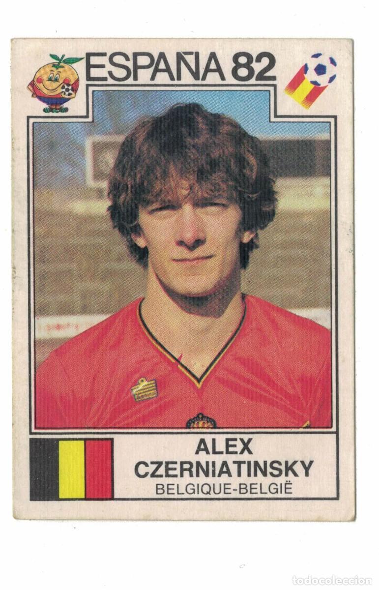 Coleccionismo cromos antiguos: Cromo Panini Espa&ntilde;a 82 &ndash; Alex Czerniatinsky B&eacute;lgica n&ordm; 216