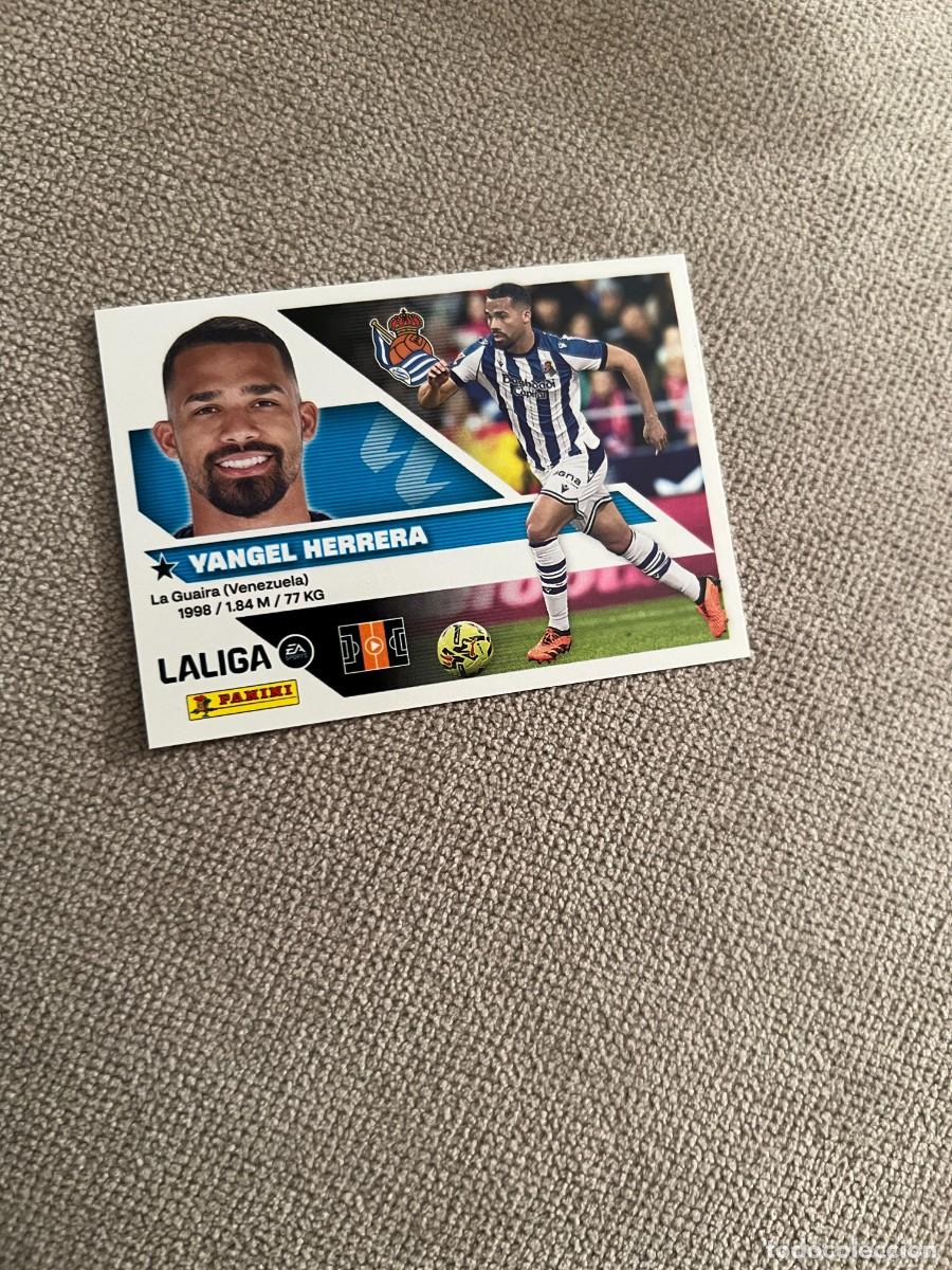 Coleccionismo cromos antiguos: 13A YANGUEL HERRERA REAL SOCIEDAD EDICIONES ESTE 26 27 2026 2027
