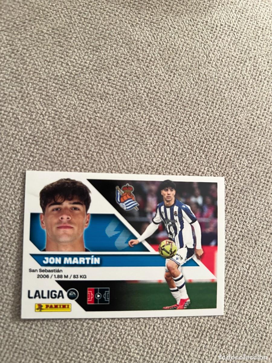 Coleccionismo cromos antiguos: 7 JON MART&Iacute;N REAL SOCIEDAD EDICIONES ESTE 26 27 2026 2027