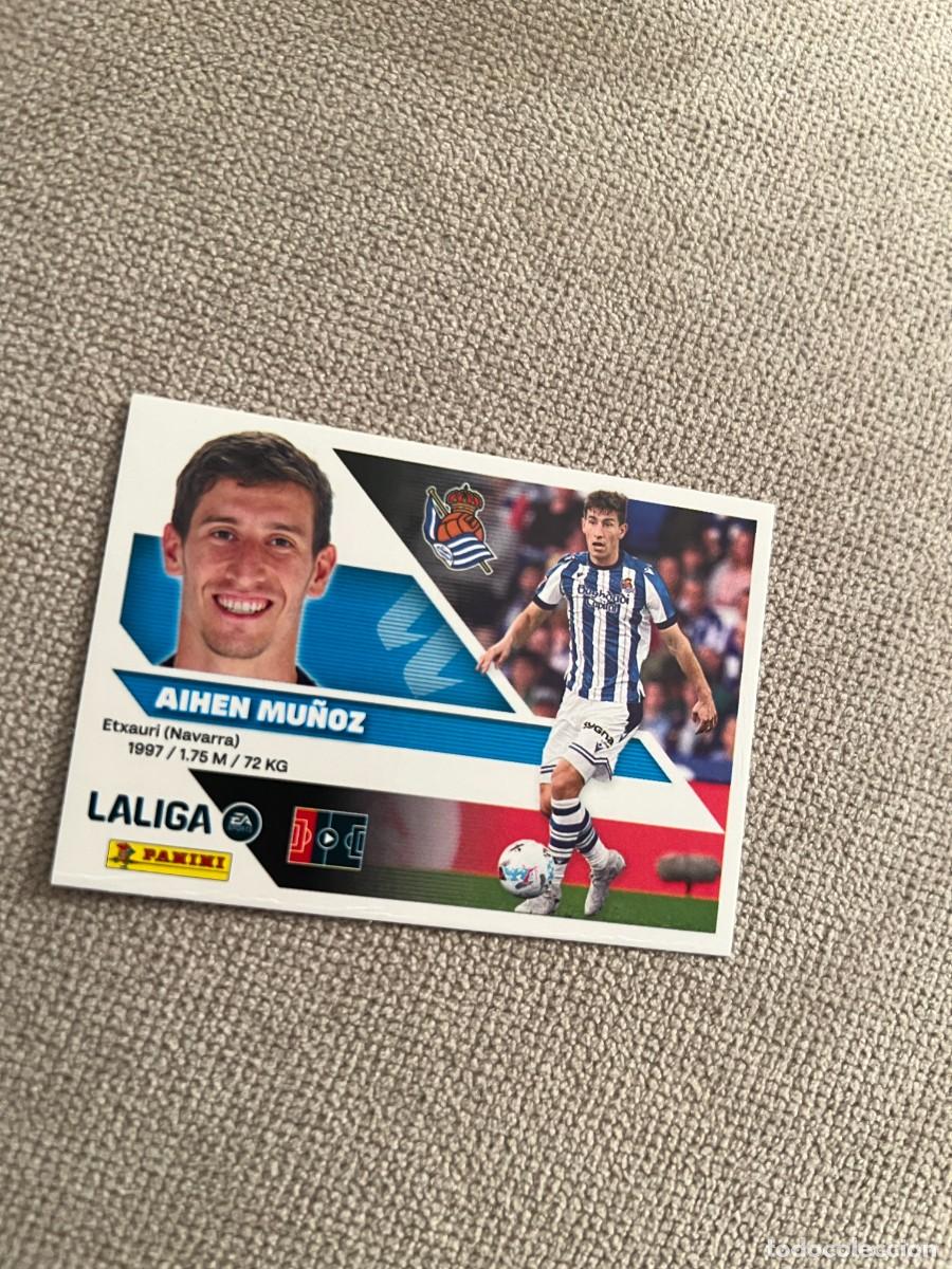 Coleccionismo cromos antiguos: 9 AHIEN MU&Ntilde;OZ REAL SOCIEDAD EDICIONES ESTE 26 27 2026 2027