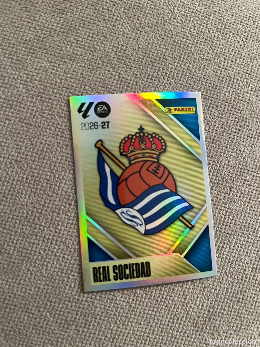 Coleccionismo cromos antiguos: ESCUDO REAL SOCIEDAD EDICIONES ESTE 26 27 2026 2027