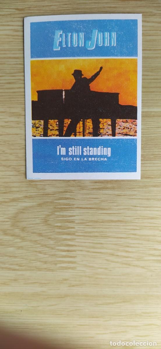 Coleccionismo cromos antiguos: ELTON JOHN I'M STILL STANDING CROMO SUPER &Eacute;XITO N&deg;99 EDITORIAL MAGA
