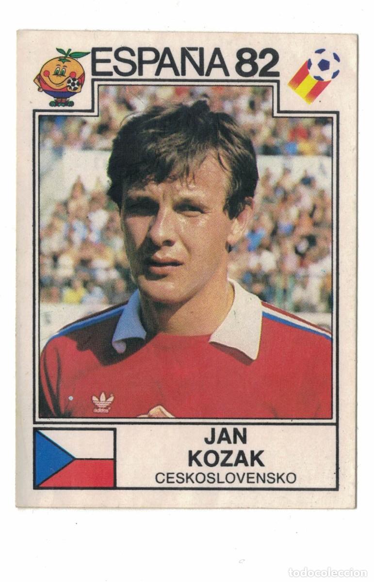 Coleccionismo cromos antiguos: Cromo &ndash; Panini &ndash; Espa&ntilde;a 82 &ndash; Jan Kozak &ndash; Checoslovaquia &ndash; n&ordm; 268