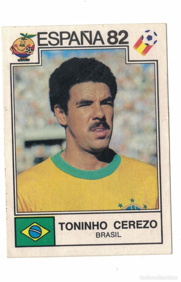 Coleccionismo cromos antiguos: Cromo &ndash; Panini &ndash; Espa&ntilde;a 82 &ndash; Toninho Cerezo &ndash; Brasil &ndash; n&ordm; 373