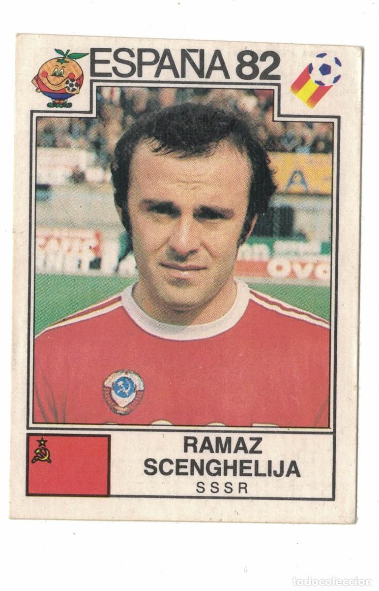 Coleccionismo cromos antiguos: Cromo &ndash; Panini &ndash; Espa&ntilde;a 82 &ndash; Ramaz Scenghelija &ndash; URSS &ndash; n&ordm; 397