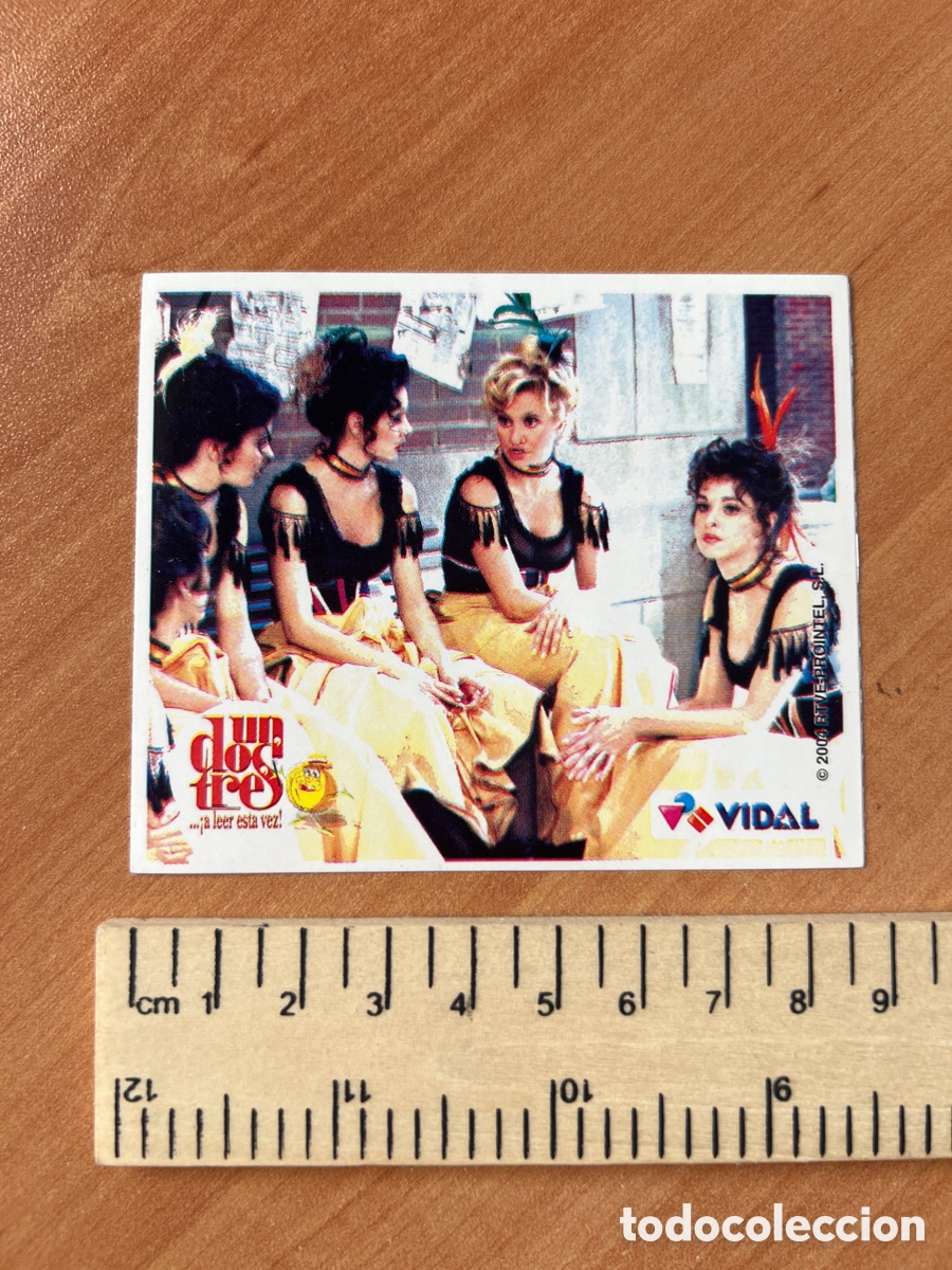 Coleccionismo cromos antiguos: Cromo Un Dos Tres vidal chicle