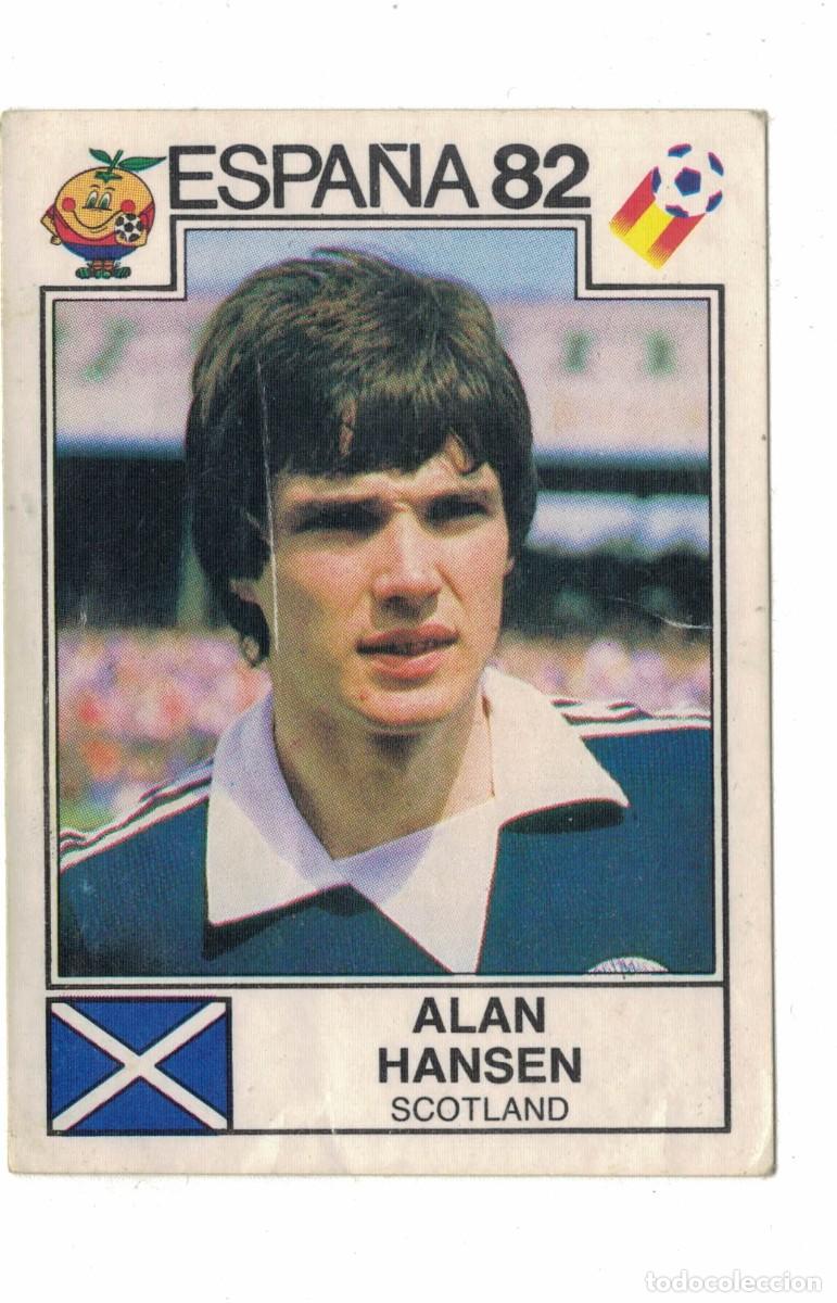 Coleccionismo cromos antiguos: Cromo Mundial Espa&ntilde;a 82 - Alan Hansen (Escocia) - Panini n&ordm; 405