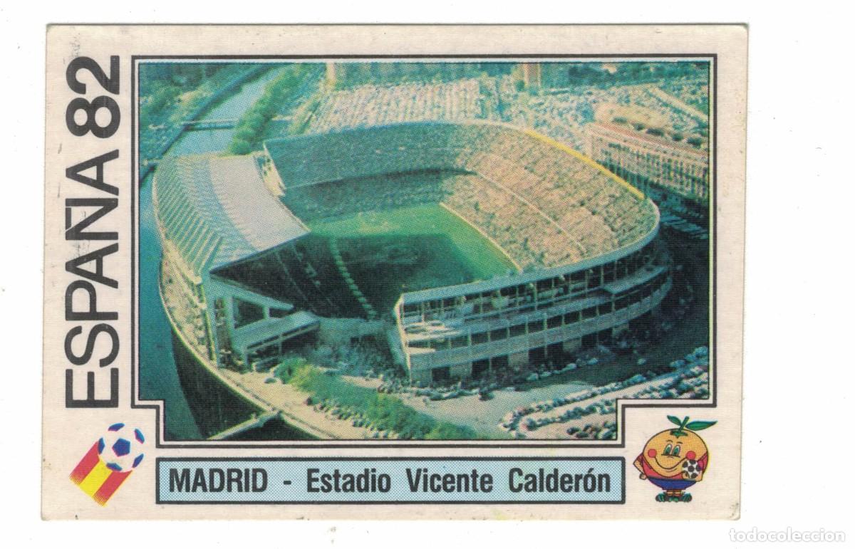 Coleccionismo cromos antiguos: Cromo Mundial Espa&ntilde;a 82 - Estadio Vicente Calder&oacute;n (Madrid) - Panini n&ordm; 12