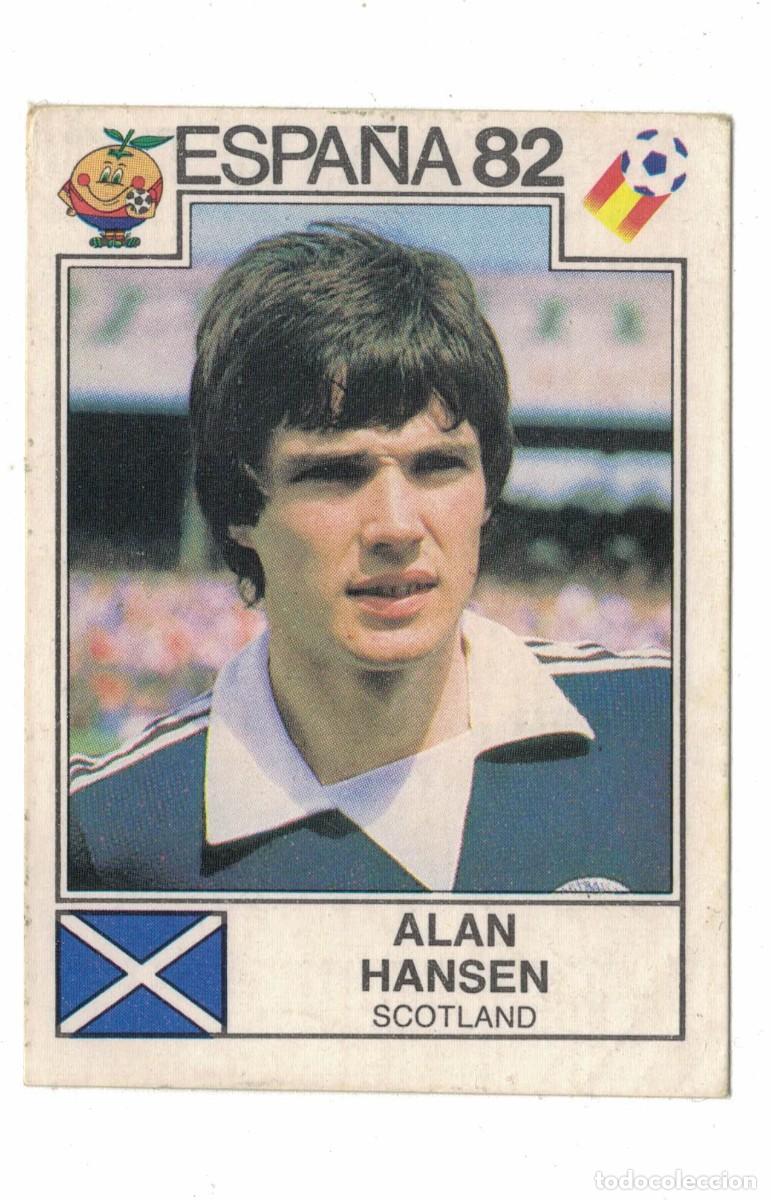 Coleccionismo cromos antiguos: Cromo Mundial Espa&ntilde;a 82 - Alan Hansen (Escocia) - Panini n&ordm; 405