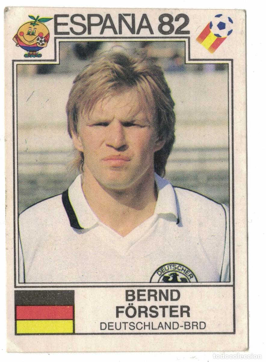 Coleccionismo cromos antiguos: Cromo Mundial Espa&ntilde;a 82 - Bernd F&ouml;rster (Alemania) - Panini n&ordm; 118