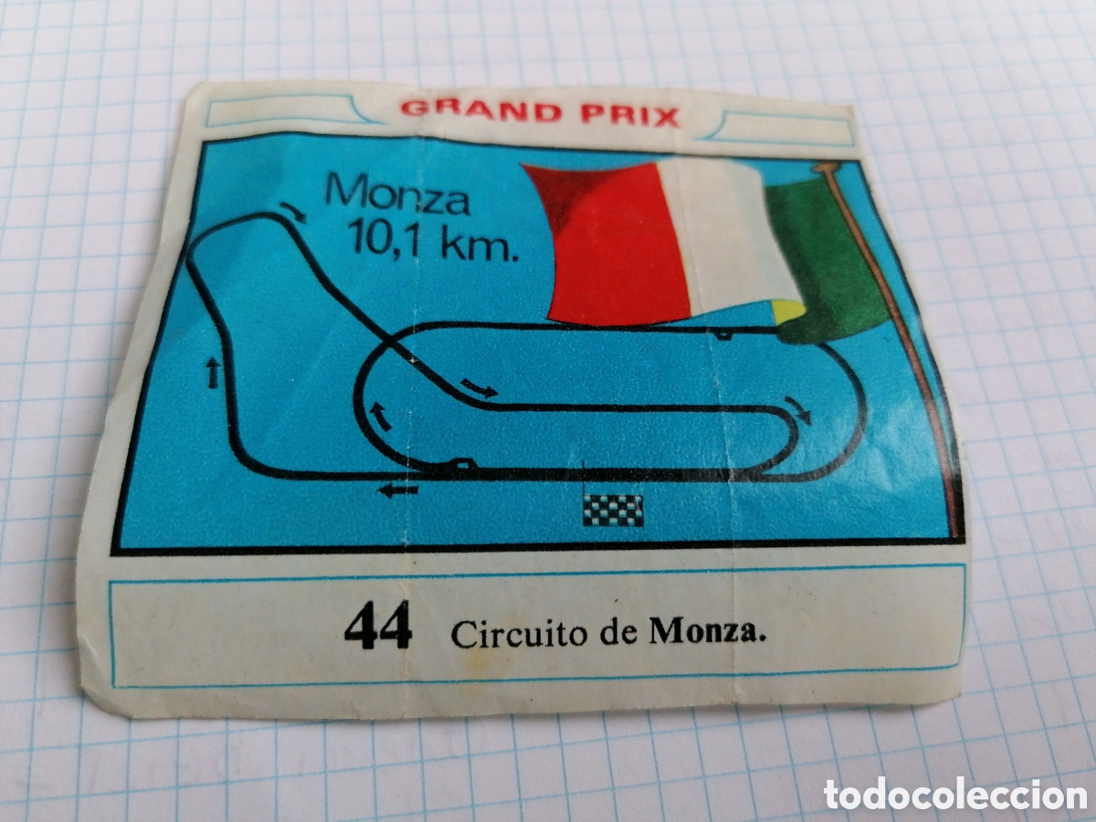 Coleccionismo cromos antiguos: CROMO CHICLE GRAND PRIX CIRCUITO MONZA 44