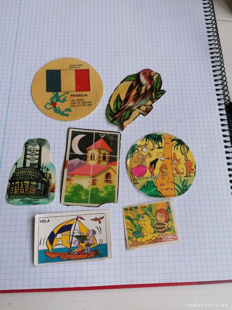 Coleccionismo cromos antiguos: LOTE CROMOS SIN TRASERA NOCILLA, PANRICO, ETC...