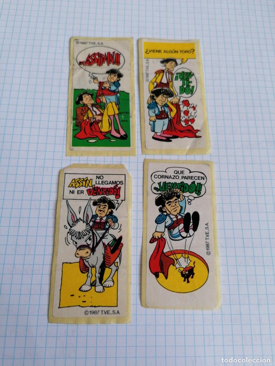 Coleccionismo cromos antiguos: LOTE CROMOS CHICLE UN, DOS, TRES DUO SACAPUNTAS